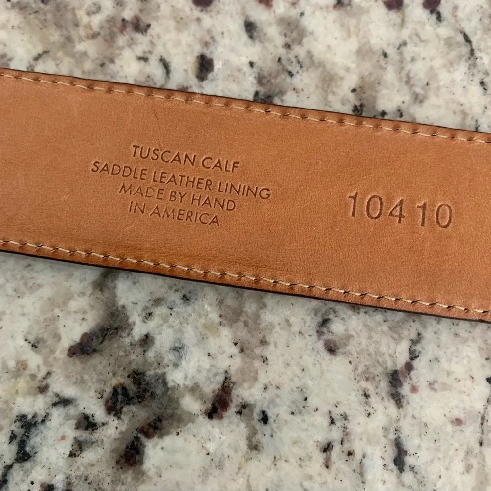 Martin Dingman Countrywear Men's Calf Leather‎ Belt Made in America Size 40